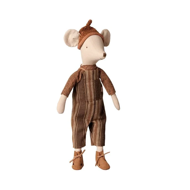 Maileg Mus - Medium - Overalls og Sweater