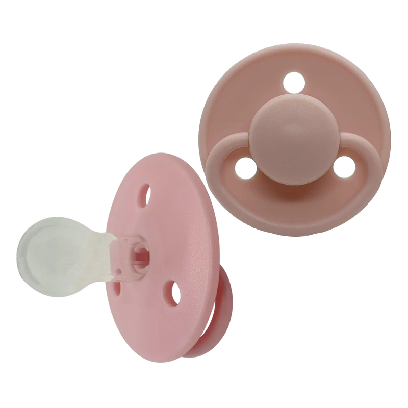 2 stk Silicone sut 12m “Rose”