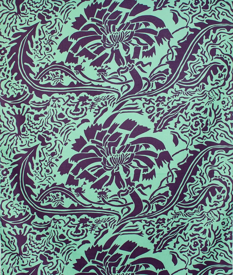 Bomullstyg “Dandelion” Mint