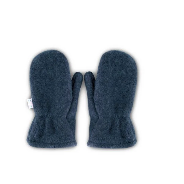 Παιδικά Γάντια απο απαλό Μαλλί Wool Fleece 'Jeans Mélange'