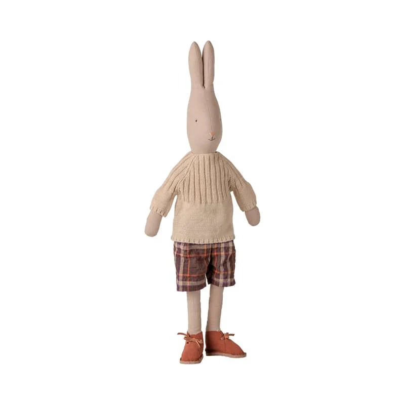 Maileg Hare - Str. 4 - Klassisk - Bukser og Strikket Sweater