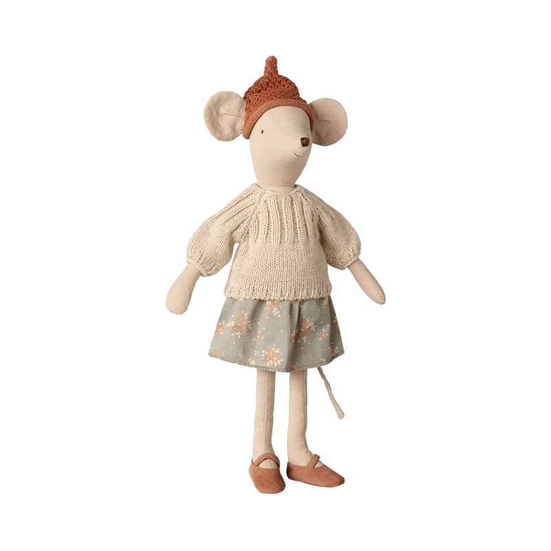 Maileg Mus - Medium - Nederdel og Sweater