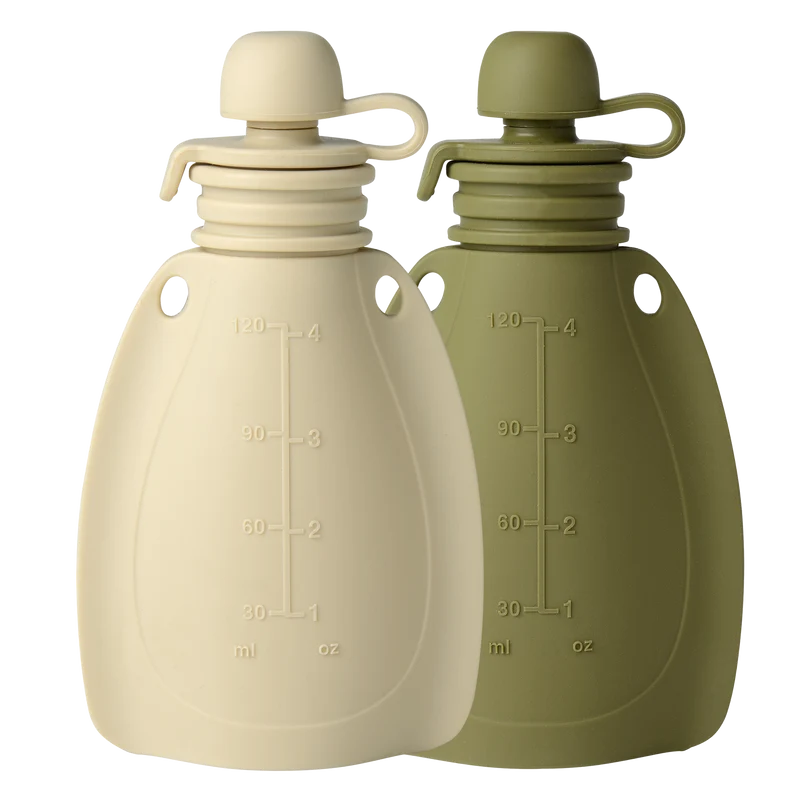 Smoothiepose 2-pak (Blød kanin/Mosgrøn)