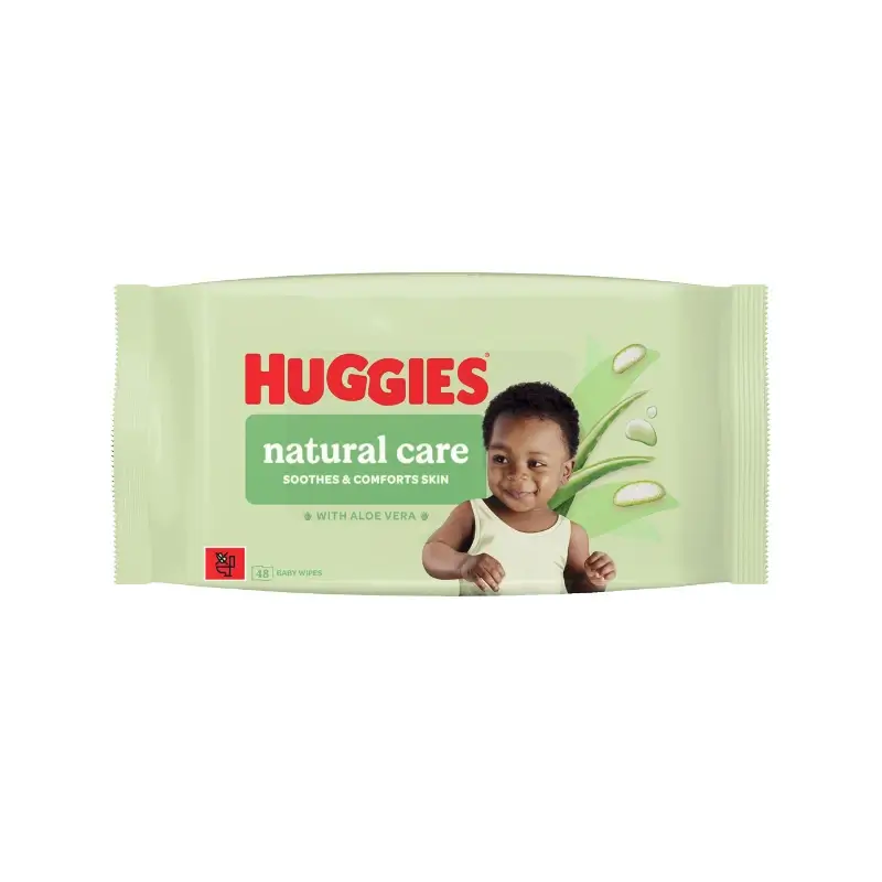 Huggies Natural Care Wipes, 48 pieces