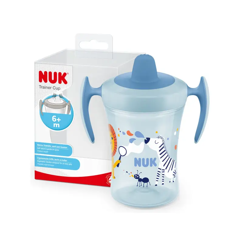 Nuk Trainer Cup Training Cup +6 Months Blue, 230 ml
