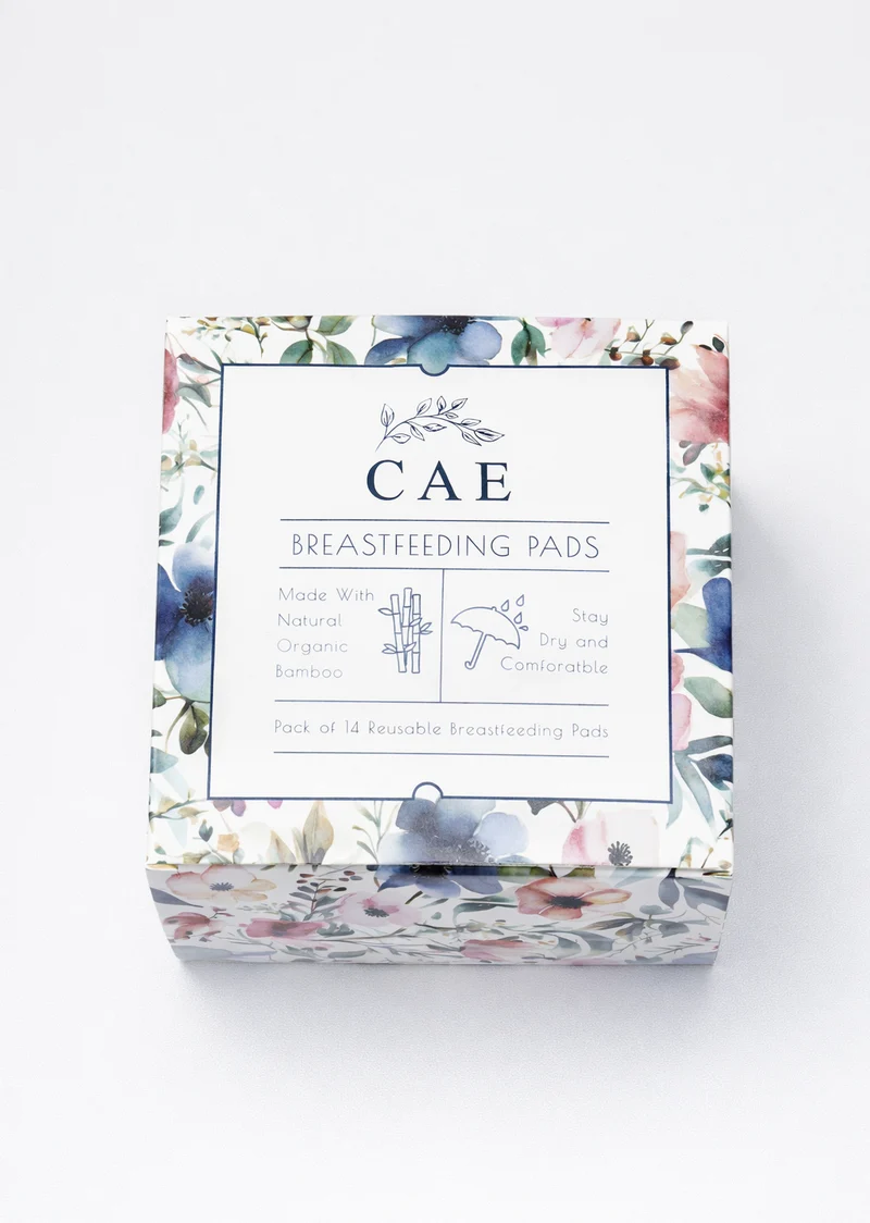 CAE Soft Reusable Bamboo Nursing Pads x 14 Pads