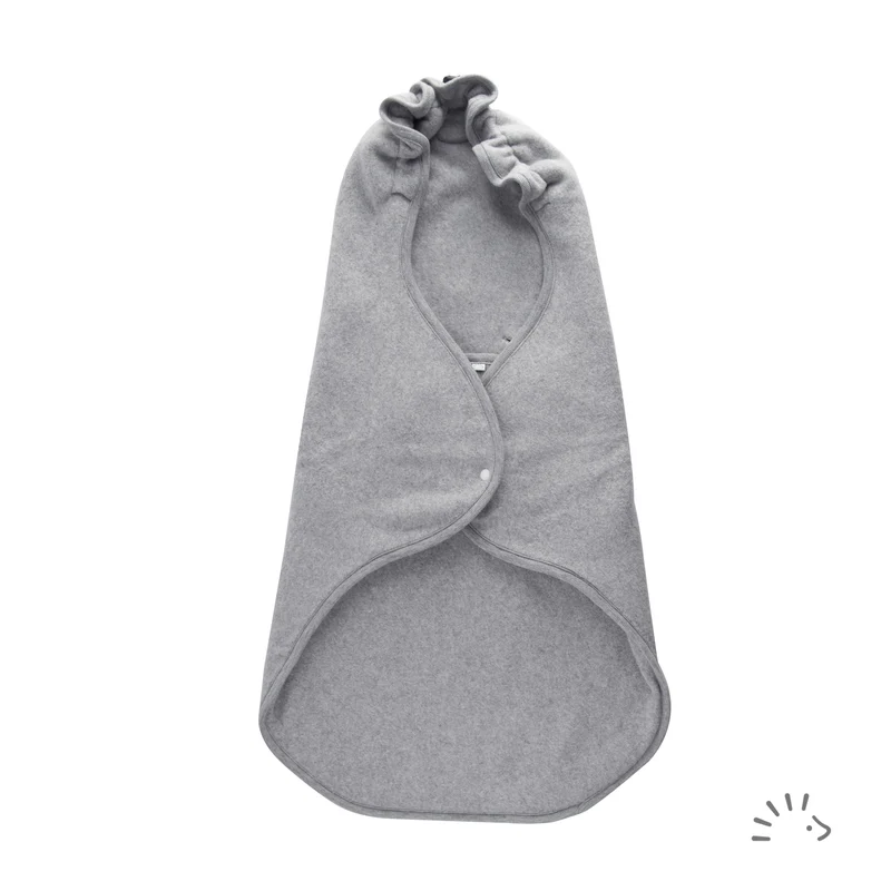 Ποδόσακος Μωρού Pouch Cotton Fleece Grey Melange