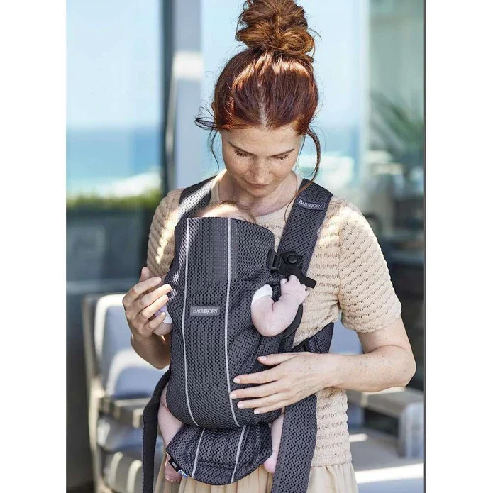 Εργονομικό Μάρσιπο BabyBjörn Mini 3D Mesh 'Anthracite'