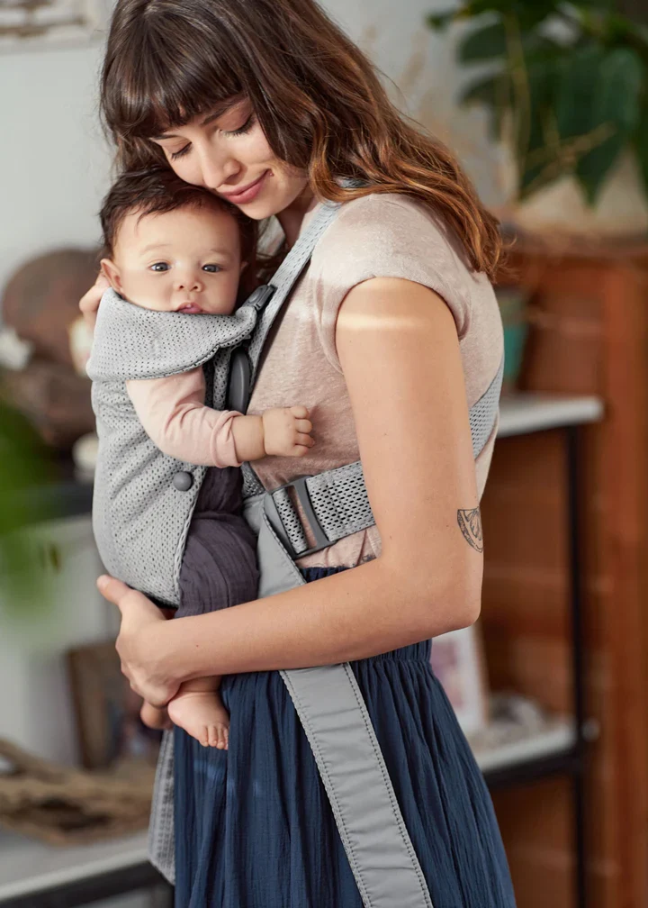 Εργονομικό Μάρσιπο BabyBjörn Mini 3D Mesh 'Grey'