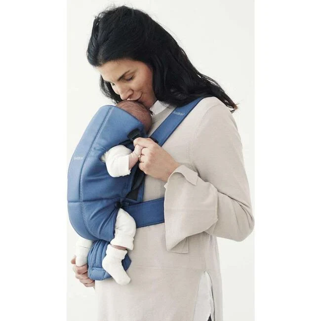 Εργονομικό Μάρσιπο BabyBjörn Mini Woven 'Vintage Indigo'