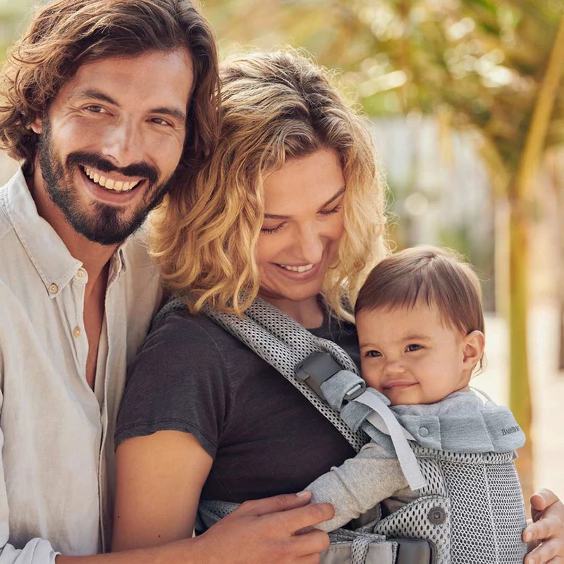Εργονομικό Μάρσιπο BabyBjörn Harmony 3D Mesh 'Silver'