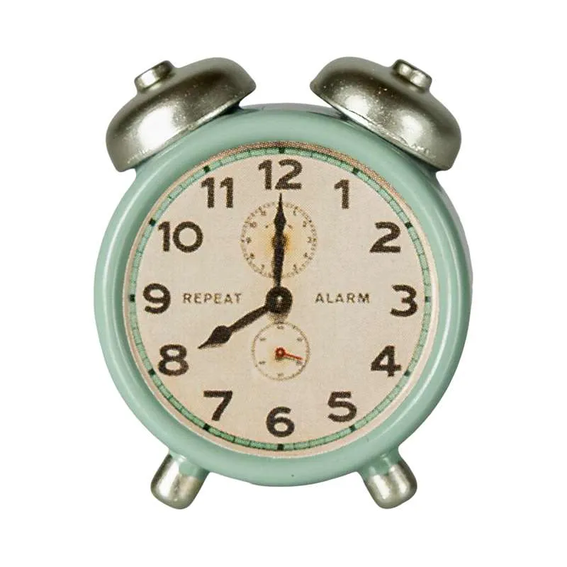 Maileg Alarm clock - Mouse - Mint