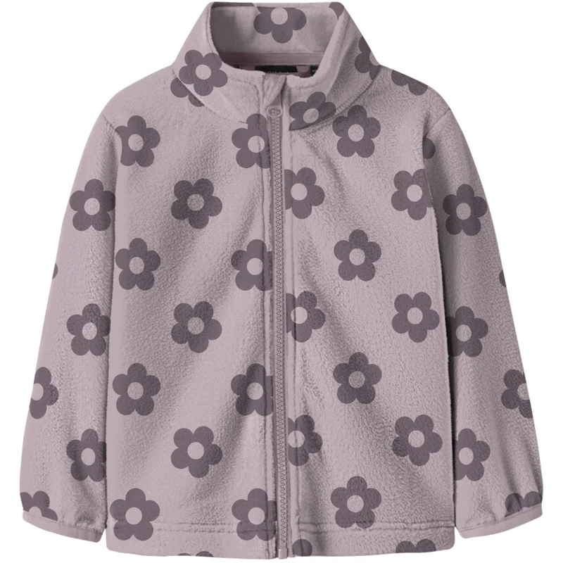 Name It Violet Ice Flower Nmnspektra Fleece Jakke Aop Fo