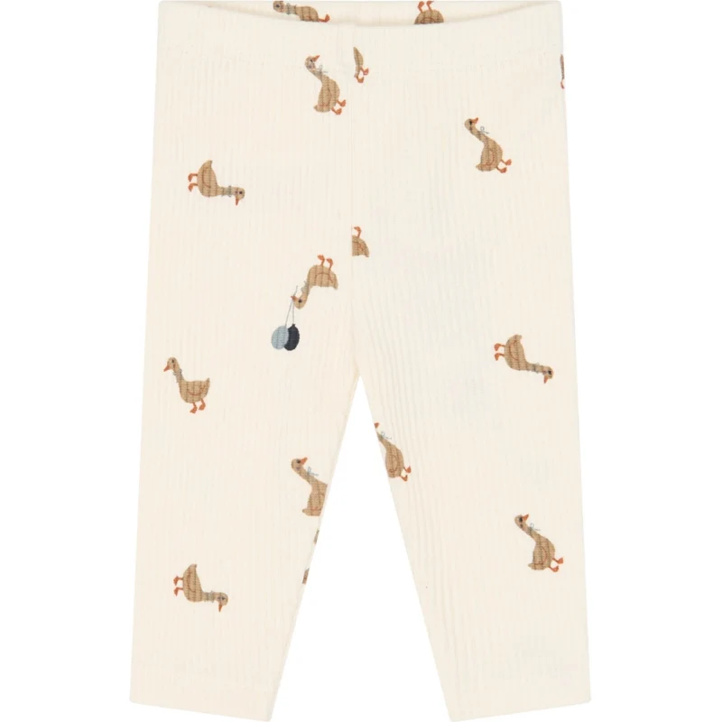 THE NEW Siblings Gardenia AOP Tnsbvito Rib Leggings