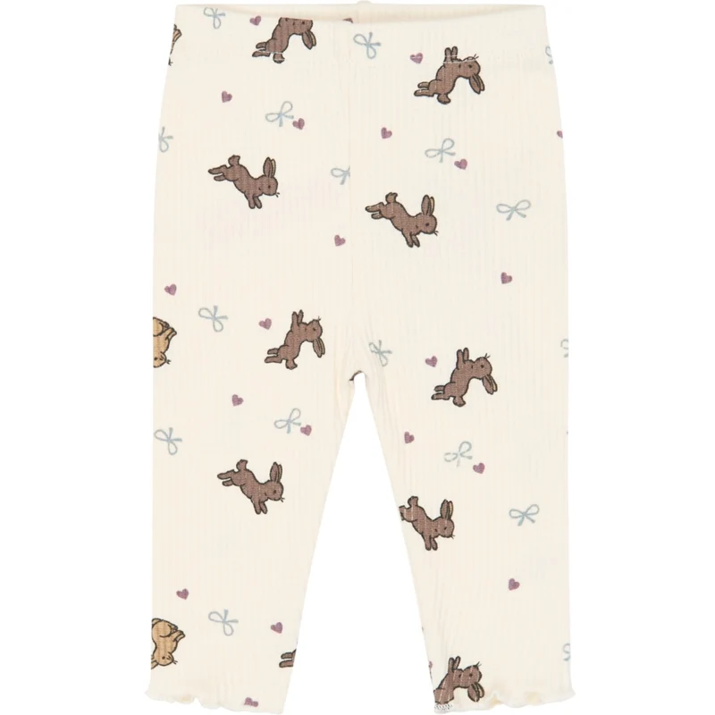 THE NEW Siblings Gardenia AOP Tnsbvenna Rib Leggings