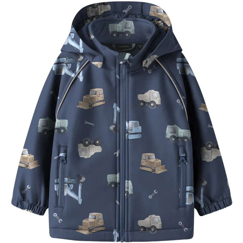 Name It Oceana Construction Nmmalfa08 Softshell Jakke AOP2 Fo