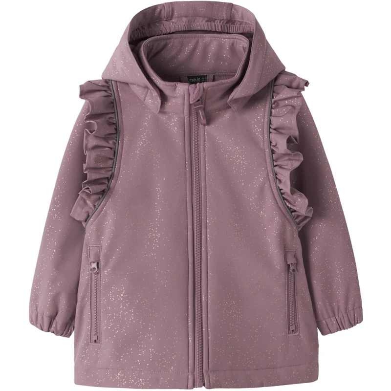 Name It Wistful Mauve Nmfalfa08 Softshell Jakke Frill Foil Fo