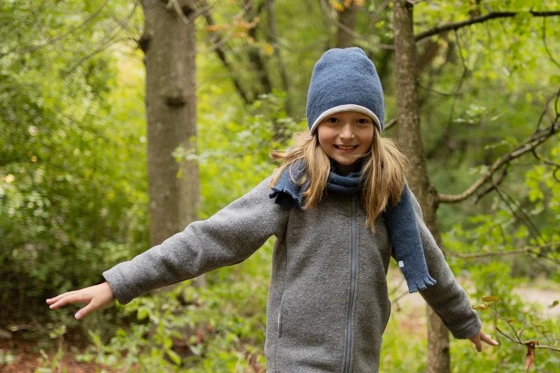 Παιδικό Κασκόλ απο απαλό Μαλλί Wool Fleece 'Jean'