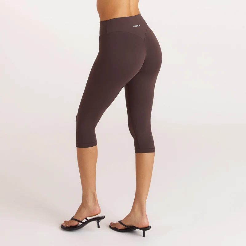 ContourSoft™ Capri Leggings - Mörk Choklad