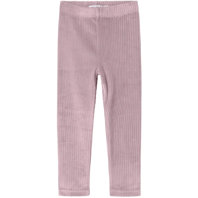 Name It Keepsake Lilac Nmfveloa Velvet Leggings