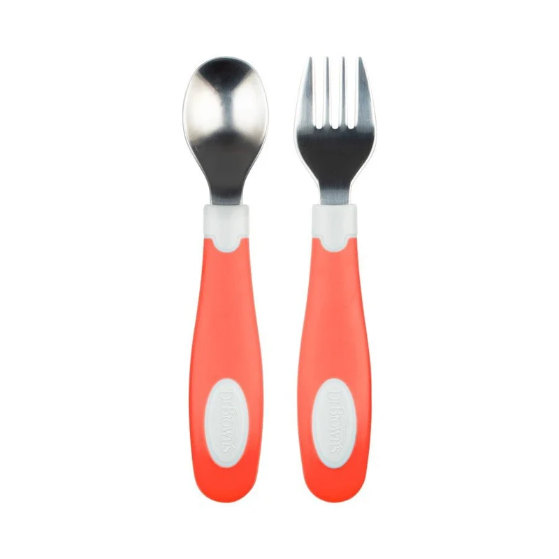 Dr. Brown’s Soft-Grip Spoon and Fork