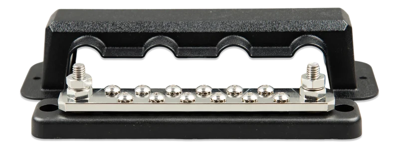 Busbar 250A 2P with 12 screws +cover