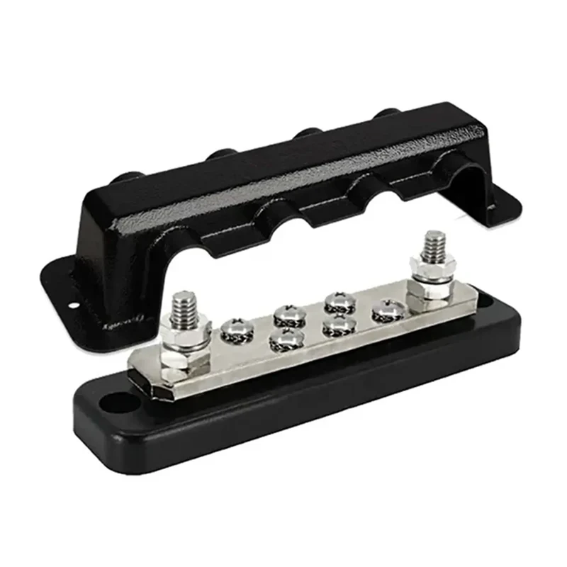 Busbar 250A 2P with 6 screws +cover