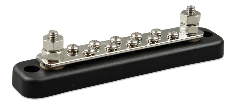 Busbar 150A 2P with 10 screws +cover