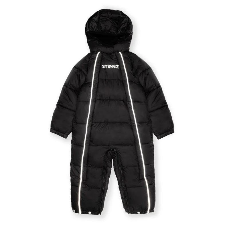 Stonz Snow Suit - Puffer - Black 18-24M