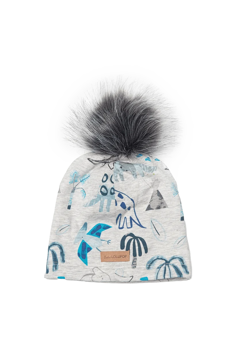 LOULOU LOLLIPOP - Pom Pom Hat Dinosaurs