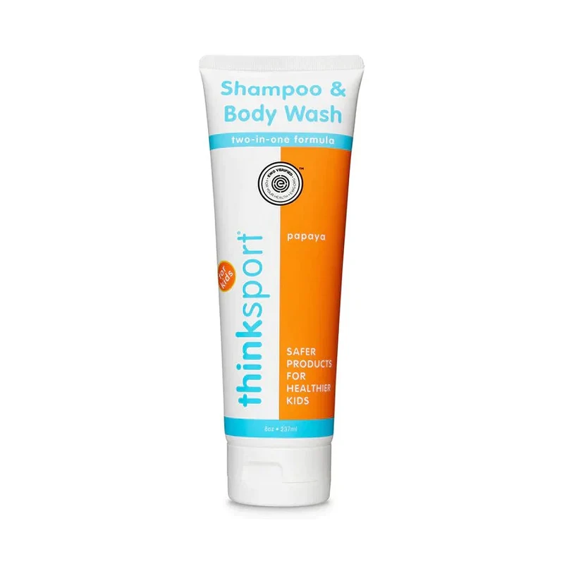 Kids Shampoo & Body Wash, Papaya (8oz)