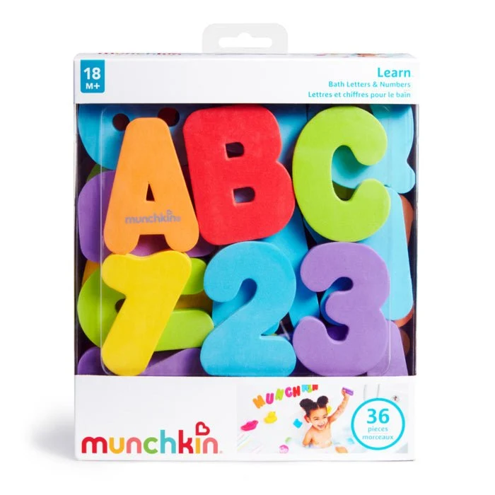 Munchkin Learn Bath Letters & Numbers, Primary