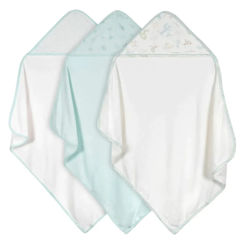 Just Born 3-Pack Hooded Towels