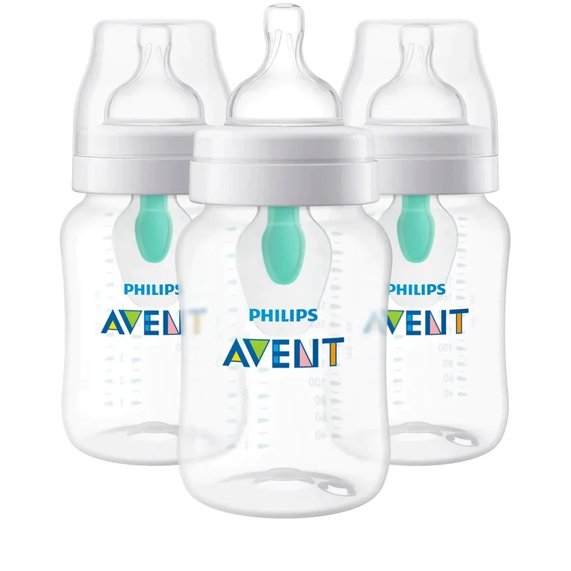 Philips AVENT Anti-colic Baby Bottle with AirFree Vent, 9oz