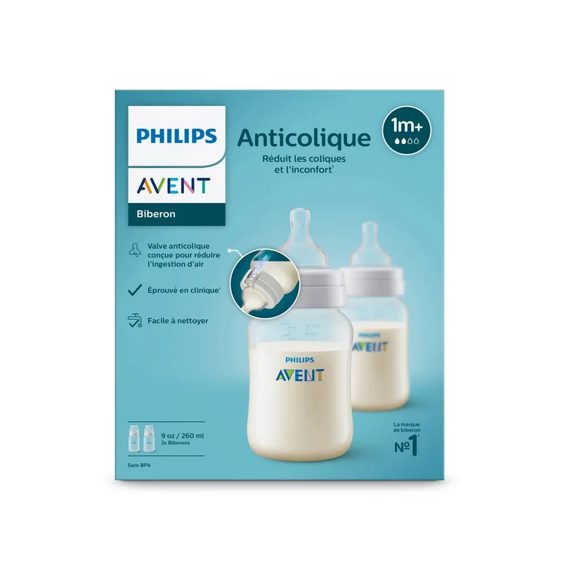 Philips AVENT Anti-colic Baby Bottle, 9oz