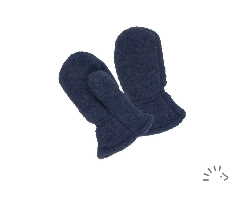 Παιδικά Γάντια απο απαλό Μαλλί Wool Fleece 'Blue'