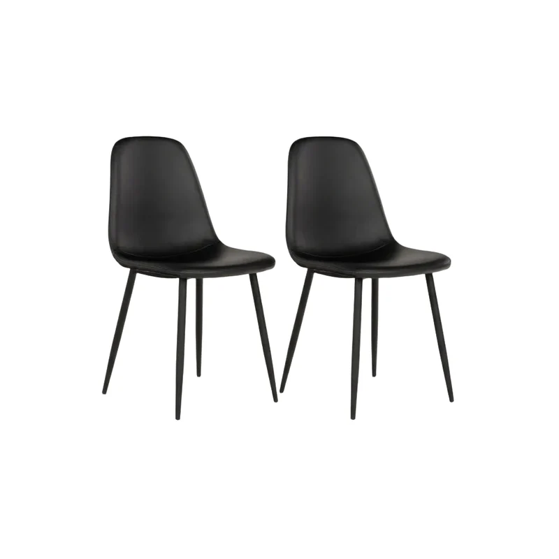 2-pack Stockholm matstol svart