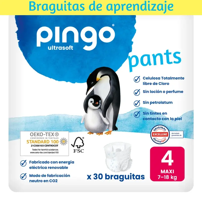 Pingo Nappy Nappy Wipes Size 4 (7-18 kg), 30 pcs.