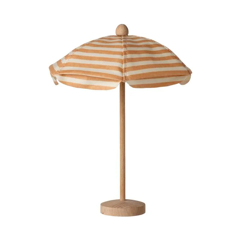 Maileg Strandparasol - Mus - Ljus Koral