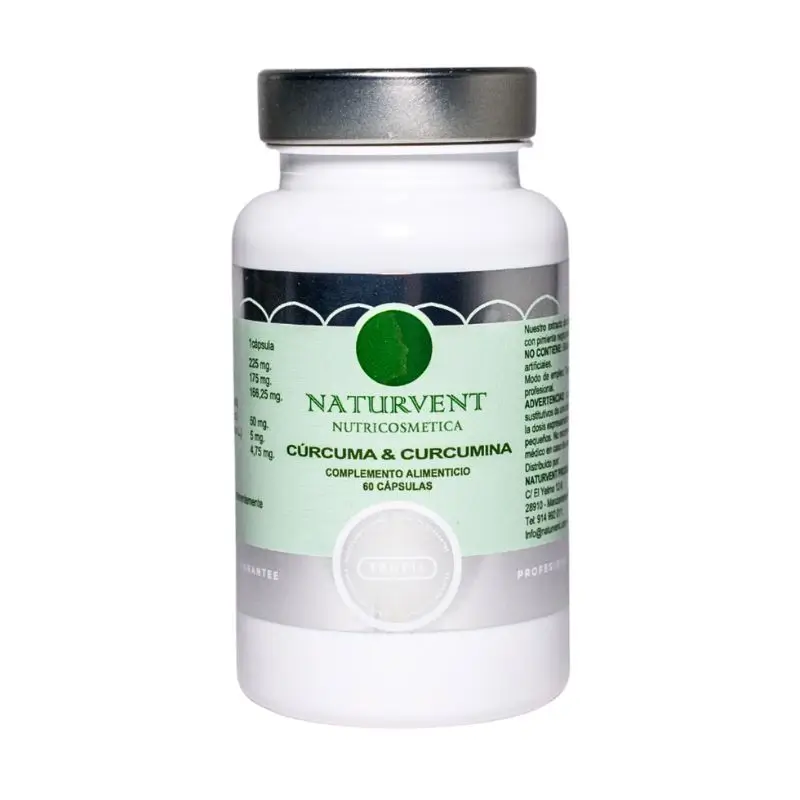 Naturvent Anti-inflammatory Turmeric & Curcumin With 95% Curcumin, 60 capsules