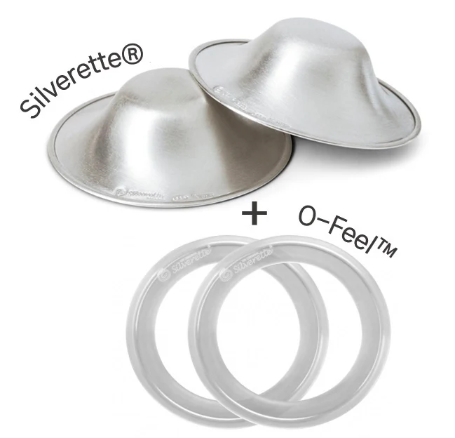 Ασημένια Κυπελάκια Θηλασμού Silverette®+O Feel 2τμχ
