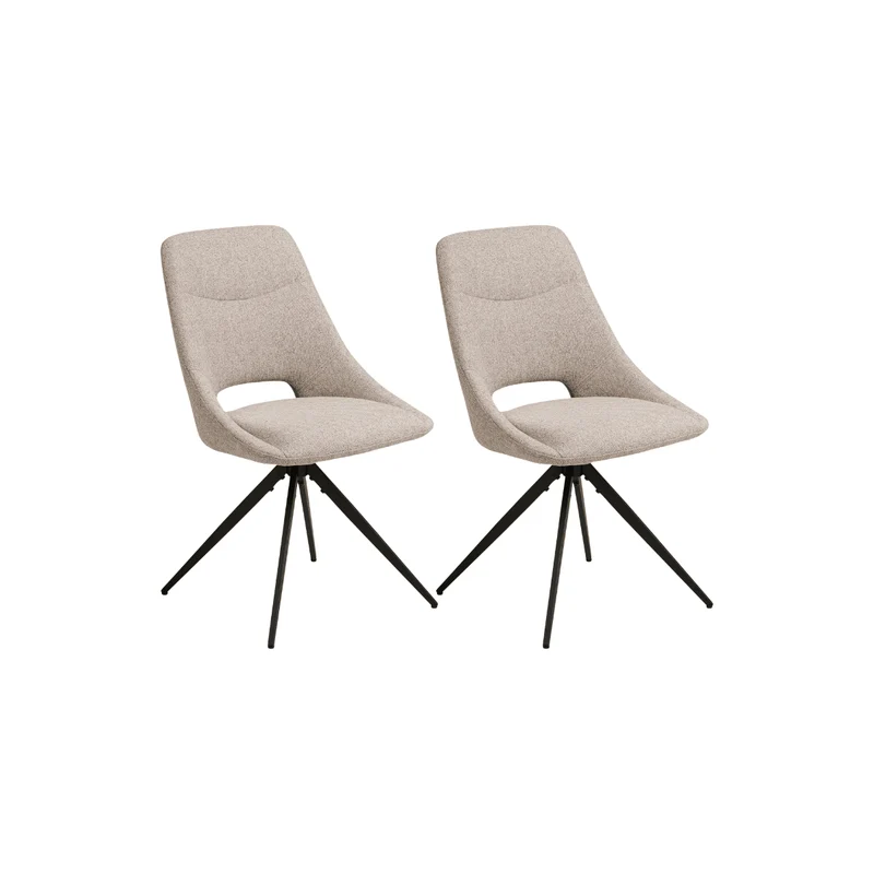 2-pack Dokka roterbar matstol sand