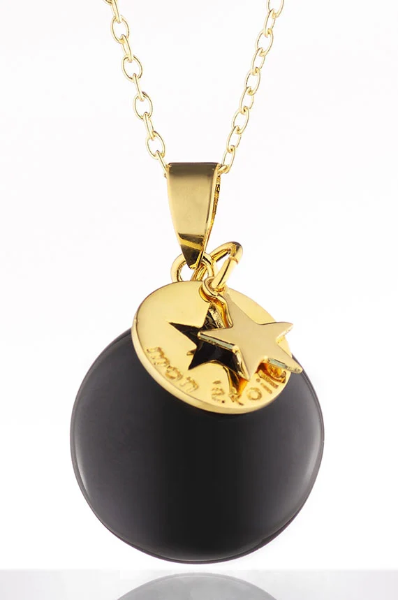 Μουσικό Μενταγιόν Εγκυμοσύνης Black Star Mon Etoile