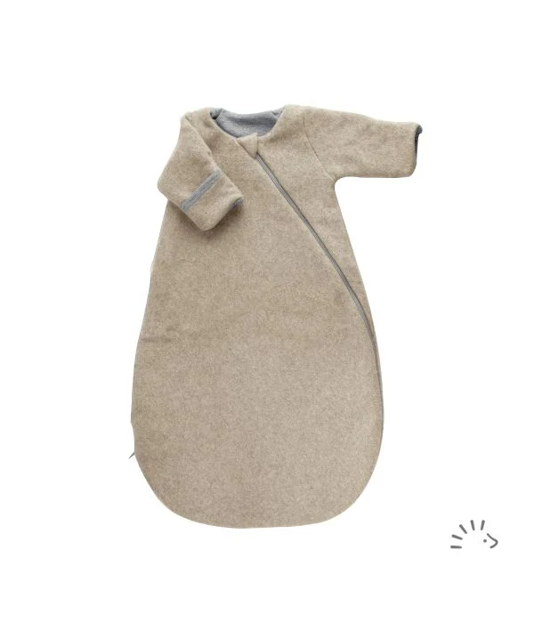 Υπνόσακος Sleeping bag για Νεογέννητα Velour 'Beige Melange' 2.0 TOG