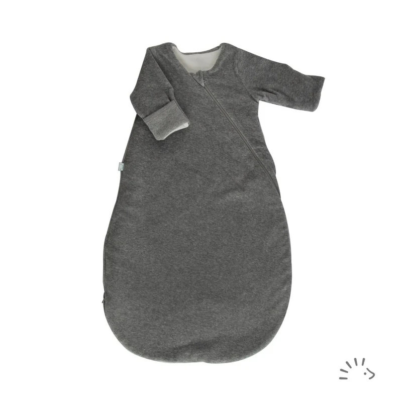 Υπνόσακος Sleeping bag για Νεογέννητα Velour 'Grey' 2.0 TOG