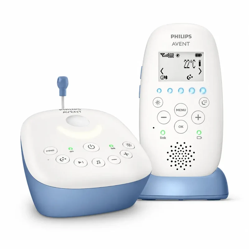 Avent Audio Dect Audio Baby Monitor He Blue