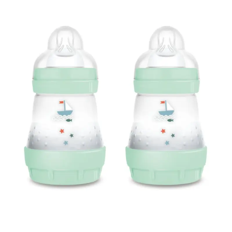 Mam Baby Easy Start Anti-colic Bottle Bright Blue, 2X160Ml