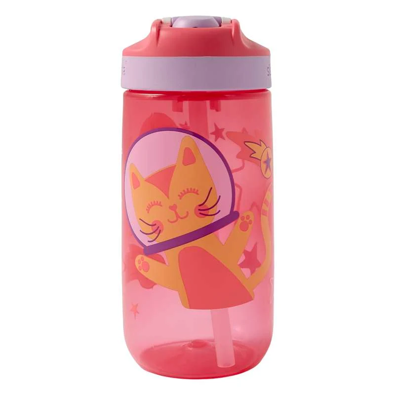 Sistema Easy Sip Bottle - Vattenflaska - Barn - 500ml - Space Kitty/Popsicle