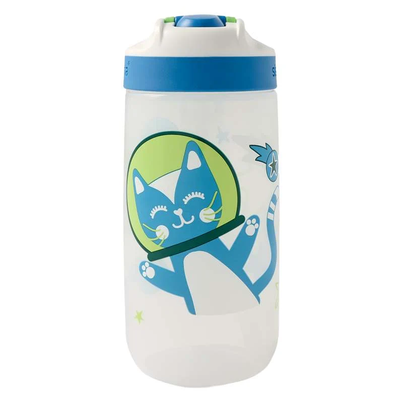 Sistema Easy Sip Bottle - Drikkedunk - Kids - 500ml - Space Kitty/White