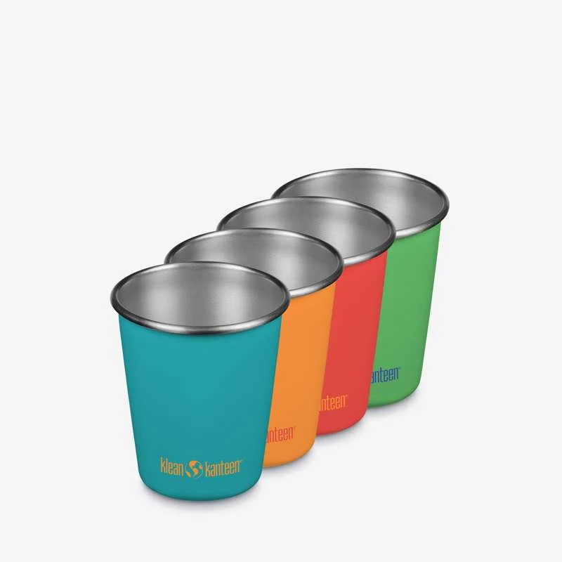 Klean Kanteen Stålkop - 296ml - 4-Pak - Beach Ball